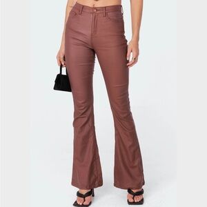 Edikted Chocolate Brown Pants
